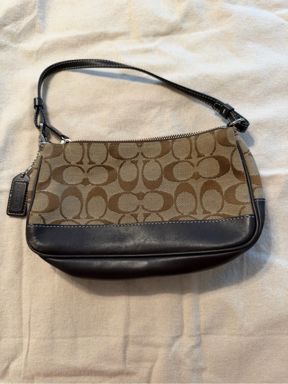 Vintage Coach Demi Signature Shoulder Bag